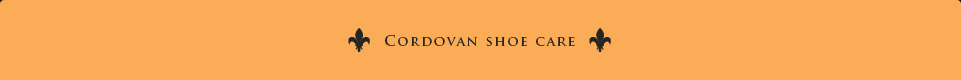 cordvan shoe care
